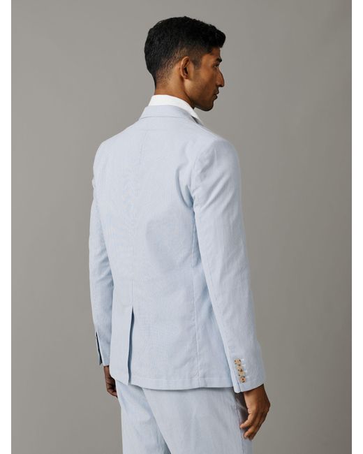 aubi Blue Pasmore Blazer for men