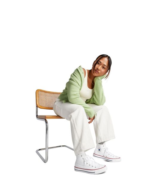 Converse White Standard Fit Chuck Taylor All Star High Trainers