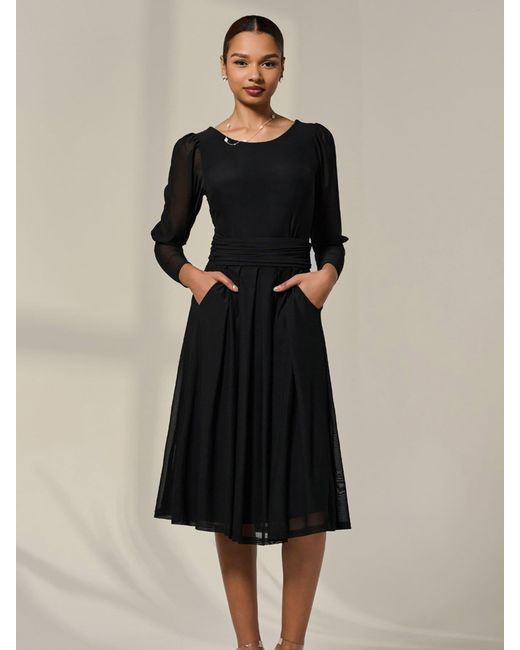 long dress with half sleeves Ready To Ship Lace Sleeve Chiffon Mother Of Bride Dress