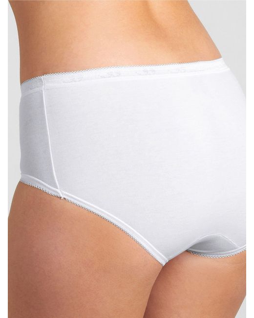 Sloggi White Basic+ Midi Höschen Im 3Er-Pack