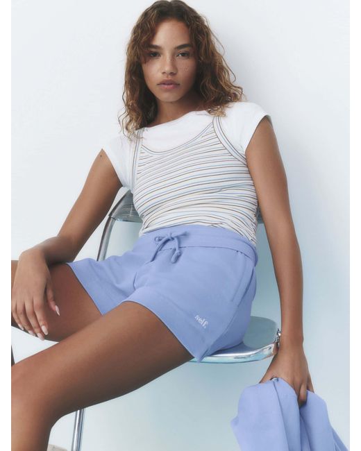 Self Blue Shorts