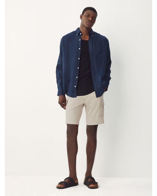 Next Natural Stretch Cargo Shorts for men