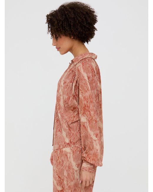 Raffya Orange Ginger Button Down Shirt
