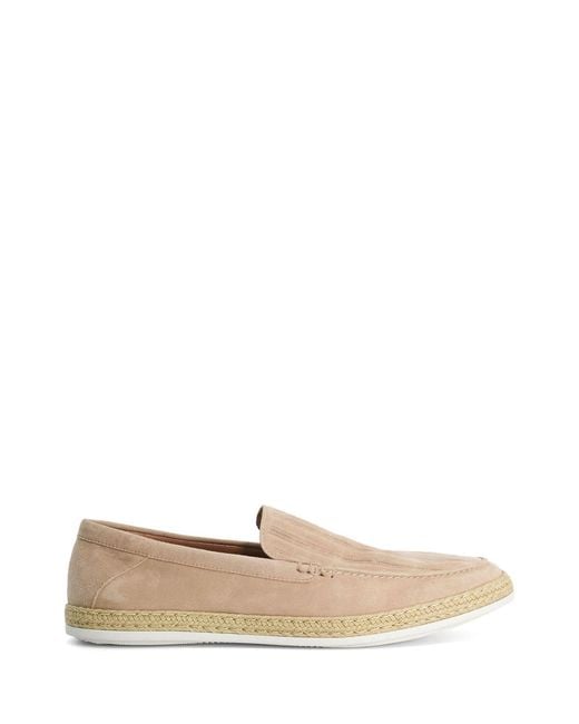Dune White Barnies Espadrilles for men