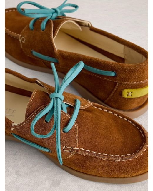 White Stuff Brown Boat Shoes