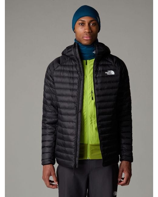 The North Face Black Bettaforca Down Hooded Puffer Jacket for men