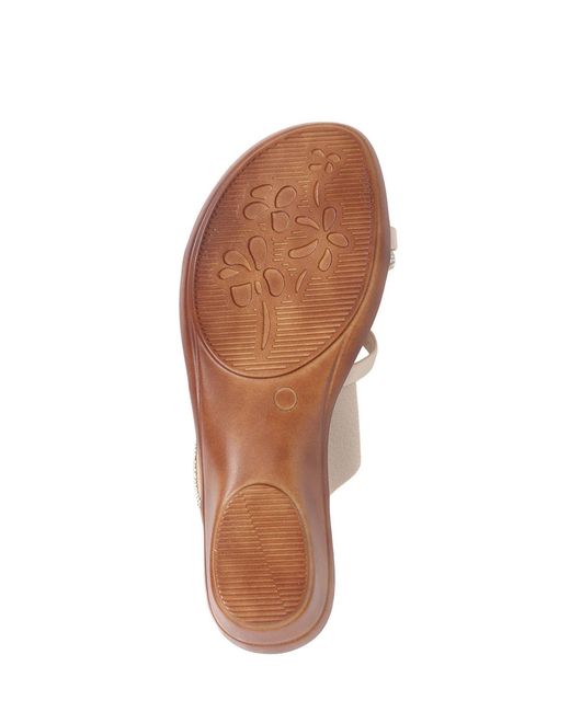Pavers Pink Smart Toe Post Sandals