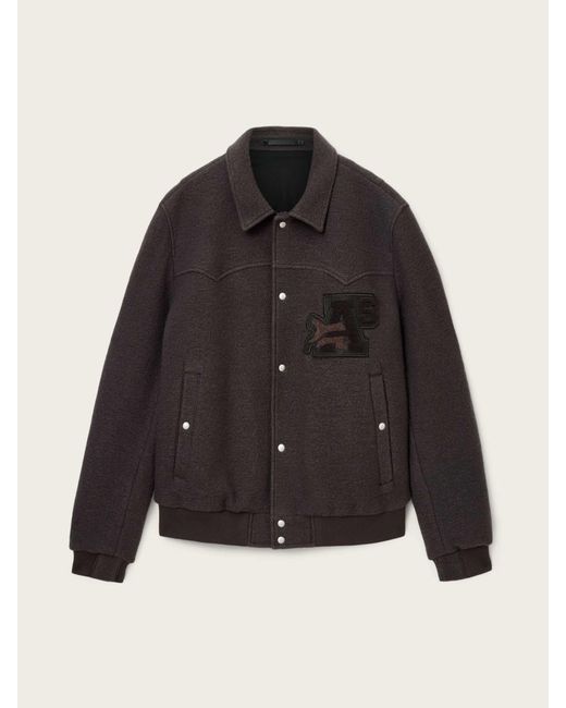 AllSaints Black Allsaints Royce Jacket for men