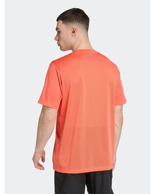 Adidas Pink Tech Apparel T-Shirt for men