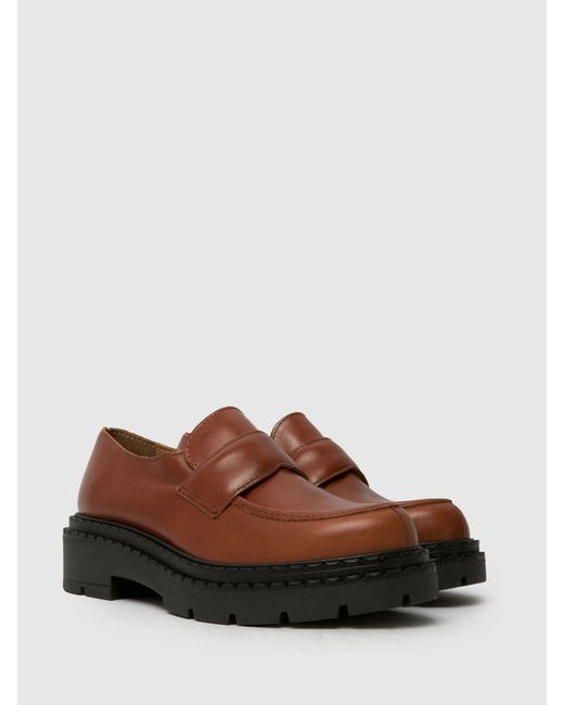 Schuh Brown Lawson Chunky Loafers
