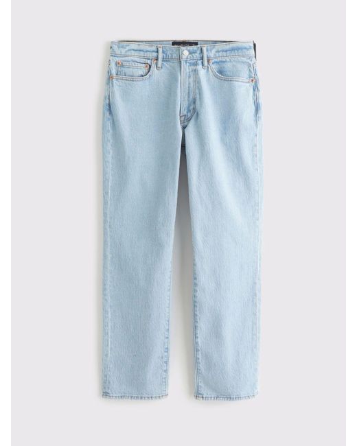 Abercrombie & Fitch Blue Straight Leg Jeans for men