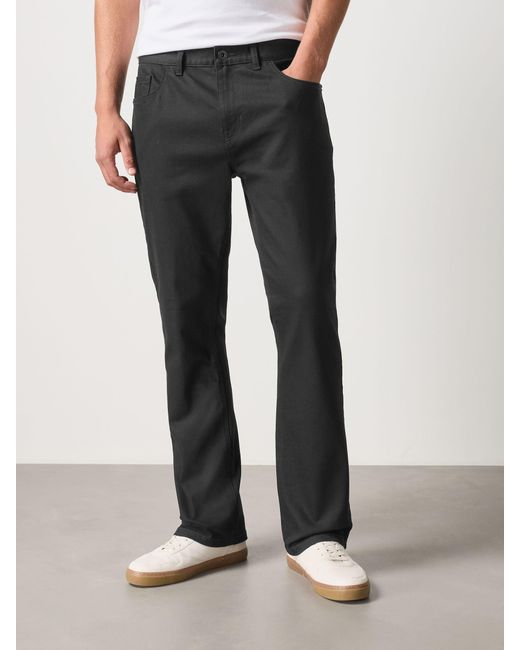 Next Blue Solid Bootcut Classic Stretch Jeans for men