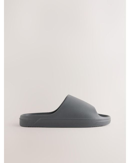 Next Brown Chunky Eva Sliders for men