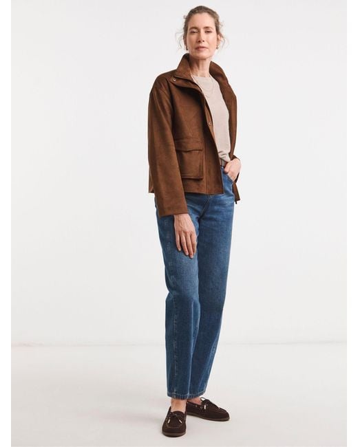 JD Williams Brown Suedette Jacket