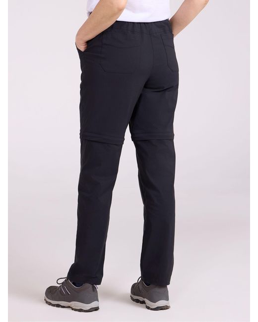 Mountain Warehouse Blue Delta Stretch Zip Off Quick Drying Uv Max Trousers