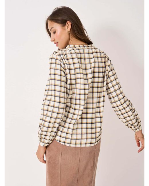 Crew Natural Tabitha Flannel Blouse