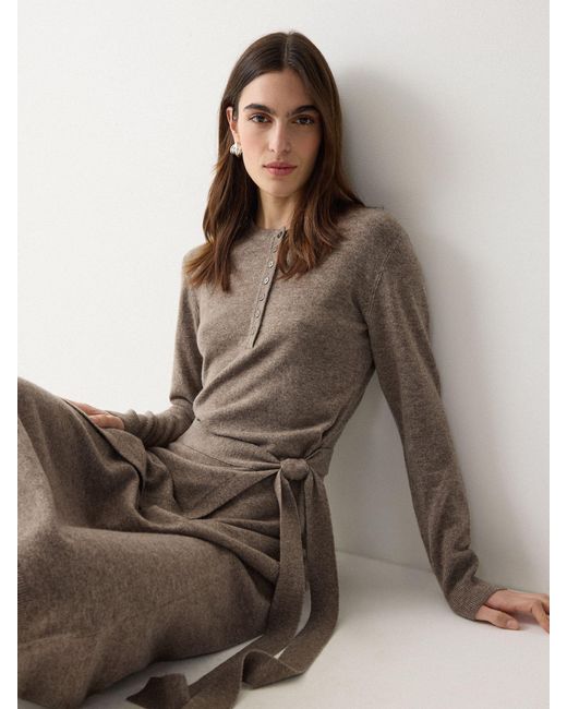 brown button down shirt dress Crinkle Ruched Corsage Dress