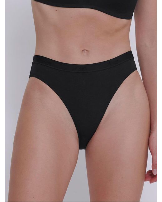 Sloggi Black Go Casual Höschen Mit Hohem Bein 3 Pack