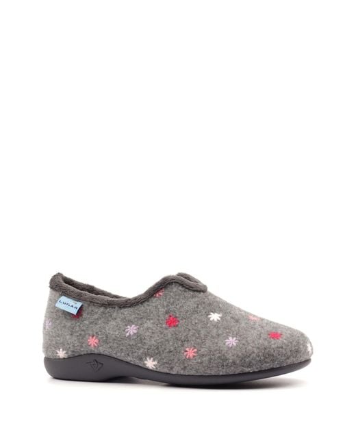 Lunar Gray Florence Slippers