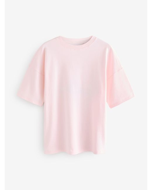 Next Multicolor 100% Linen Premium Short Sleeve Crew Neck T-Shirt52
