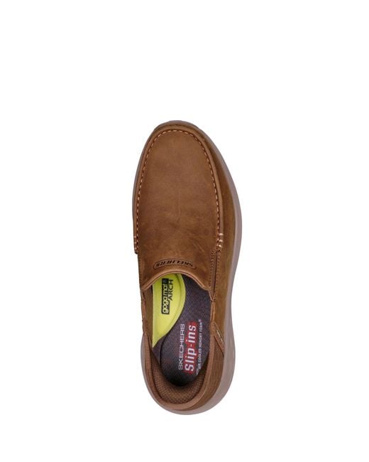 Skechers Parson Oswin Slip-In-Schuhe in Brown für Herren