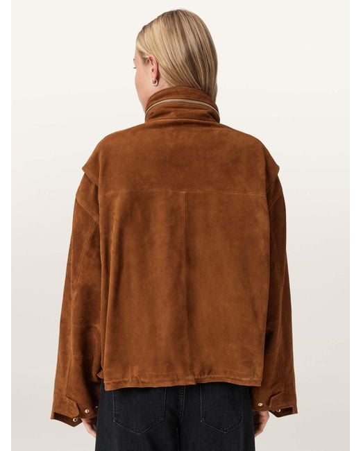 AllSaints Brown Allsaints Clay Jacket