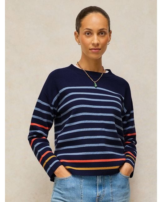 White Stuff Blue Carla Jumper