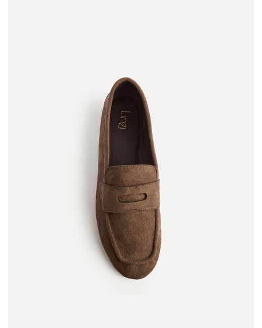 Linzi Brown Clarify Square Toe Loafers