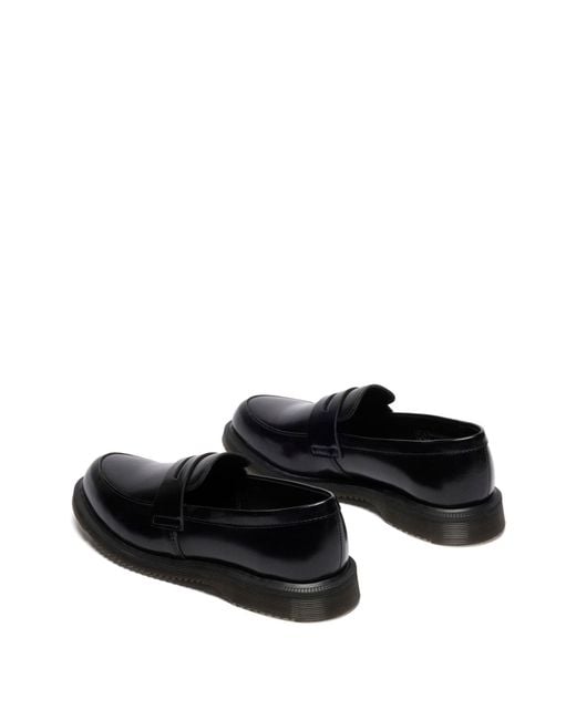 Dr. Martens Black Temara Polished Smooth Shoes
