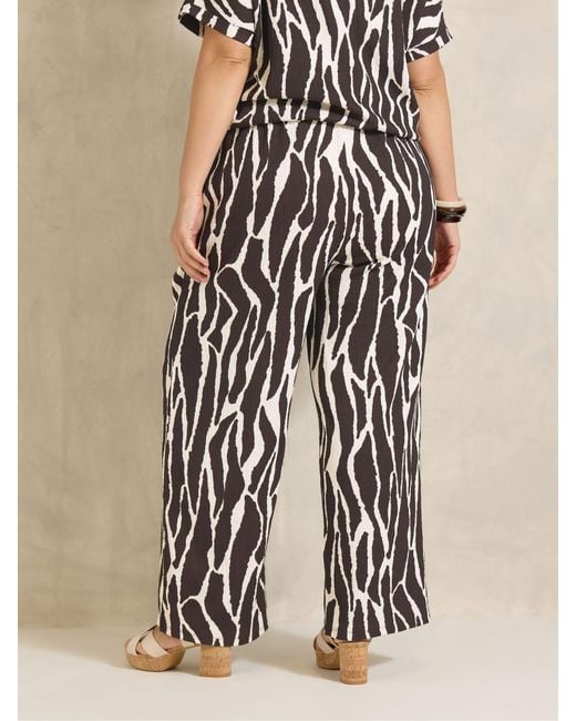 Evans White Jersey Trousers