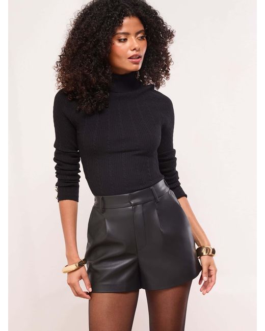 Lipsy Black Tailored Shorts