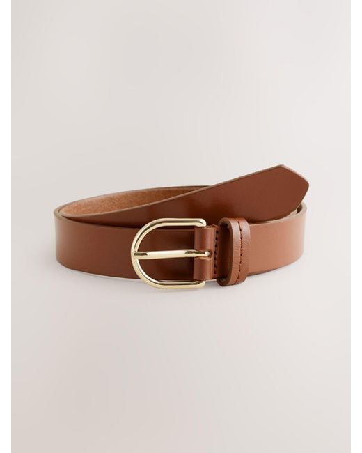 Next Brown Regular Leather Belt