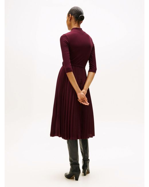 burgundy floor length dress Everdine Maxi Dress main image 0