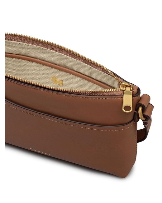 Radley Brown Pockets Mini Shoulder Bag