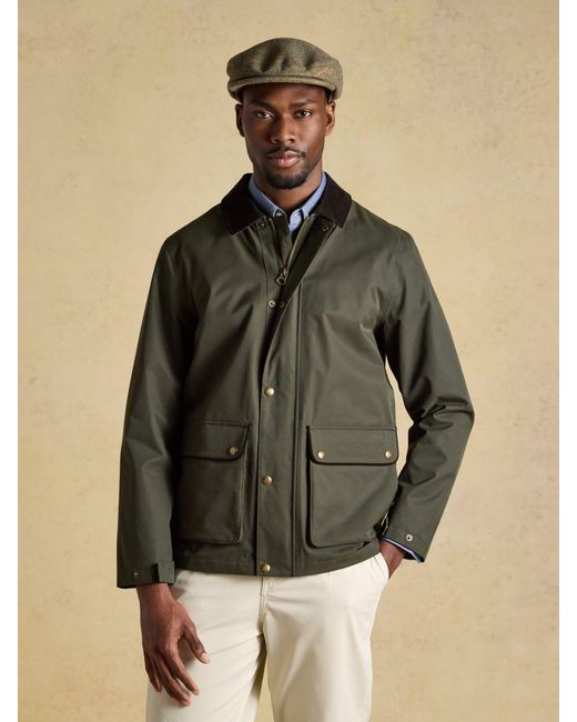 Joules Natural Ashby Tweed Flat Cap for men