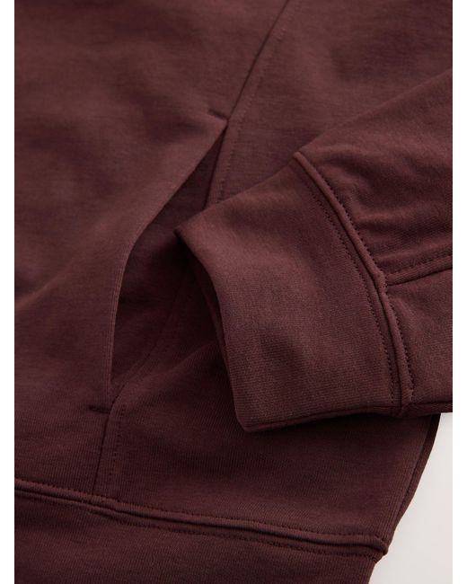 Self Red Zip Through Sweat Jacket