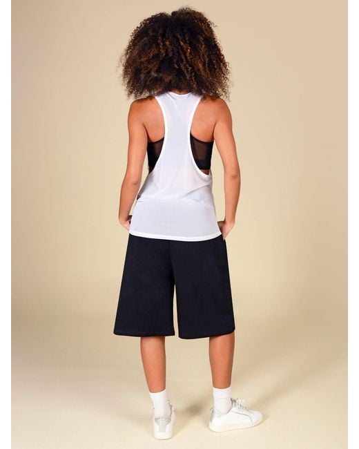 Pineapple White Mesh Vest