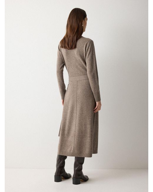 Jigsaw Women's Brown Merino Cashmere Tie Dress -  constanciahaberes.diresancash.gob.pe