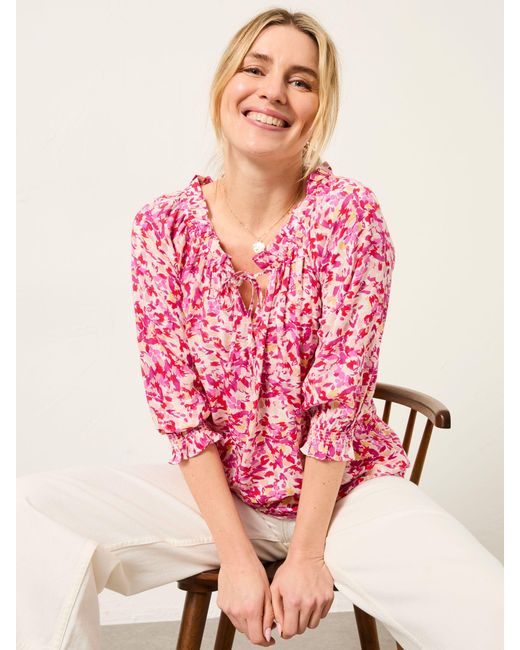 FatFace Pink Fatface Kira Blouse