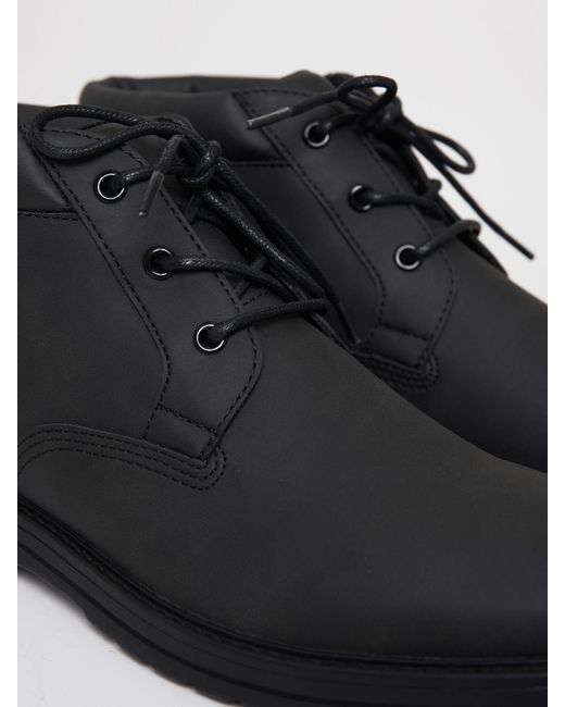 Threadbare Blue Lace-Up Boots for men