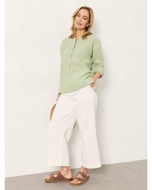 FatFace Green Fatface Julia Regular Linen Popover