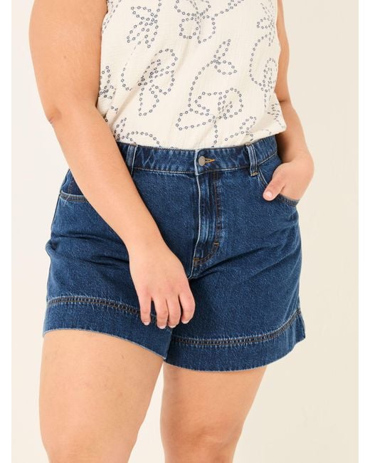 FatFace Blue Fatface Broadway 100% Cotton Denim Shorts