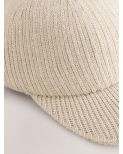 Next Natural Ecru/ Knitted Cap