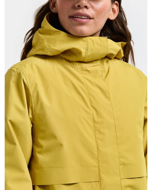 Didriksons Yellow Elsa Waterproof Coat