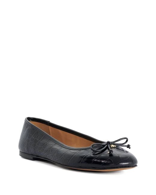 Dune White Helenne Ballet Pumps