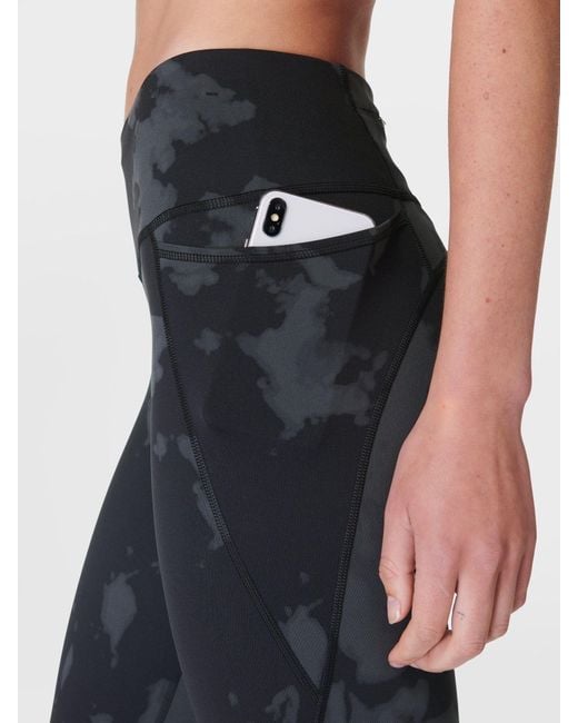 Sweaty Betty Blue 7/8 Length Power Workout Leggings