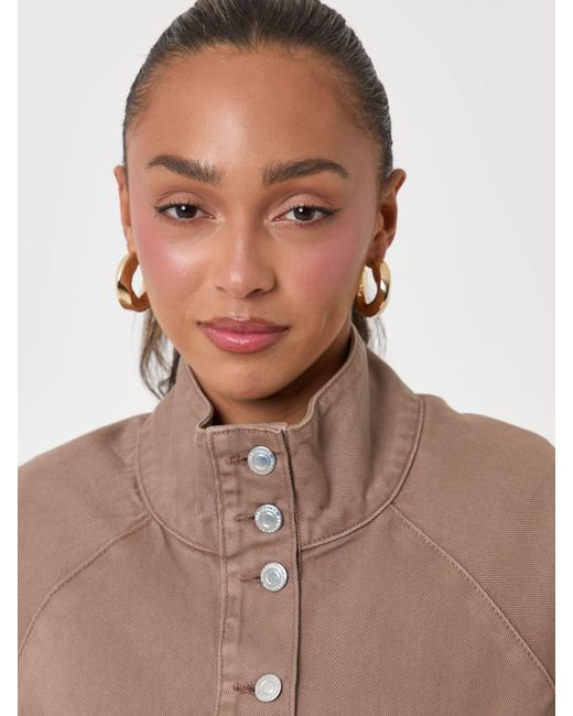 Threadbare Blue Denim Bomber Jacket