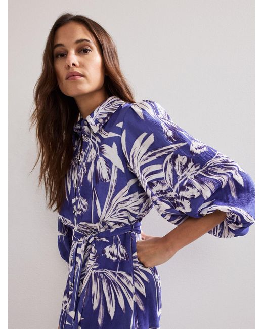 Phase Eight Purple Coralie Shirt Dress