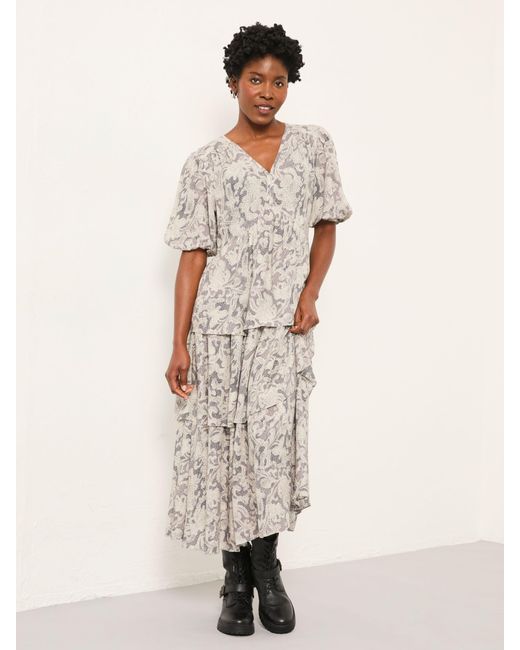 FatFace Natural Fatface Milly Petite Midi Dress
