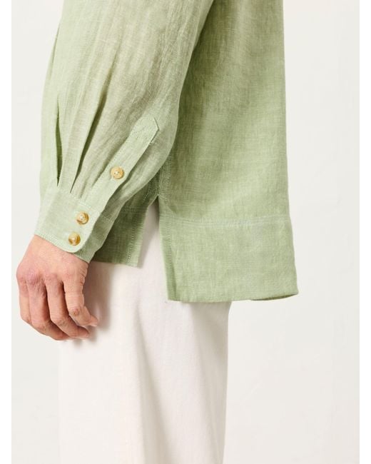 FatFace Green Fatface Julia Regular Linen Popover